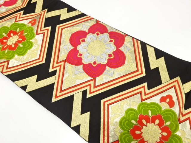 Japanese Kimono / Antique / Fukuro Obi Silk